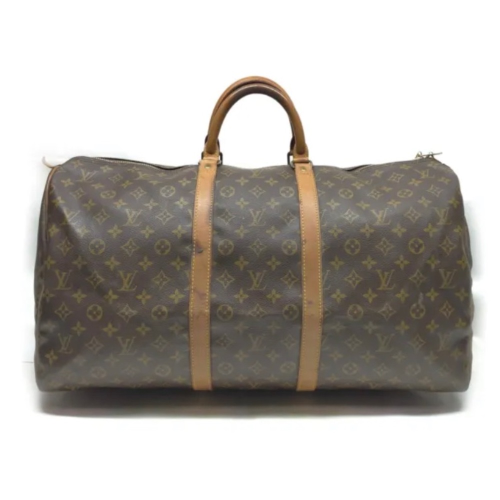 Louis Vuitton LV Boston Bag Keepall 55 Monogram